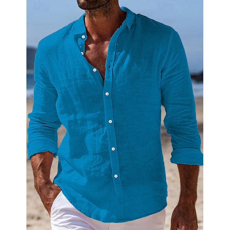Chemise en lin casual